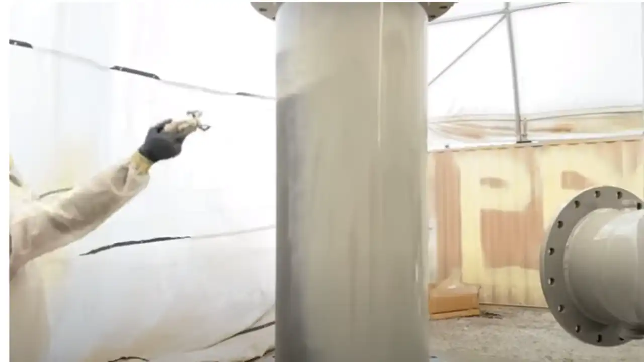 Application of Polyurethane coat