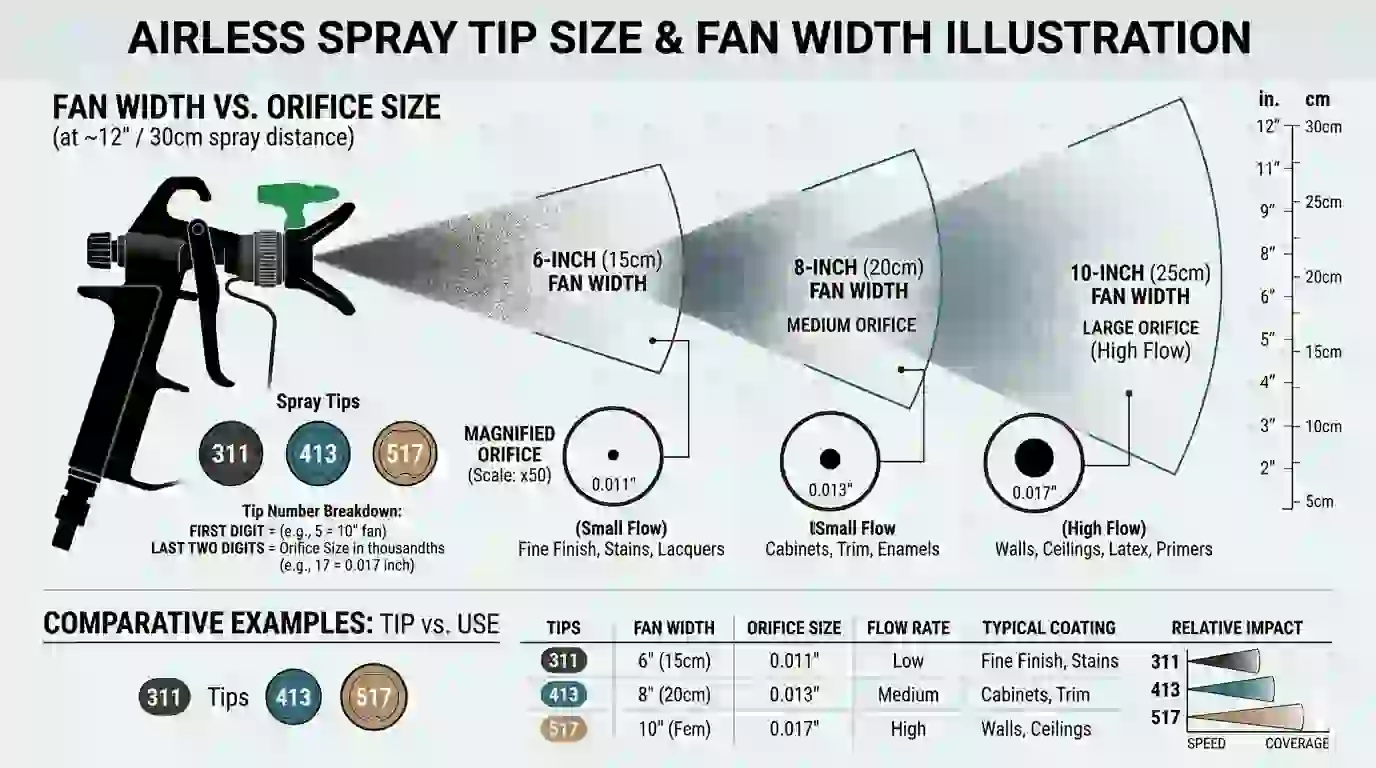 Common airless spray painting mistakes like wrong distance and uneven movement