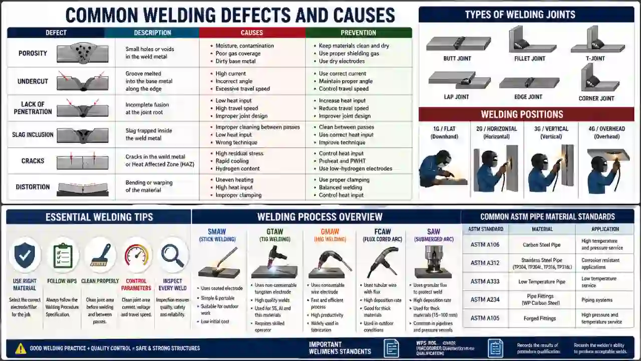 Welding QC Notes ASME Codes, AWS Electrode Classification & WPS Guide
