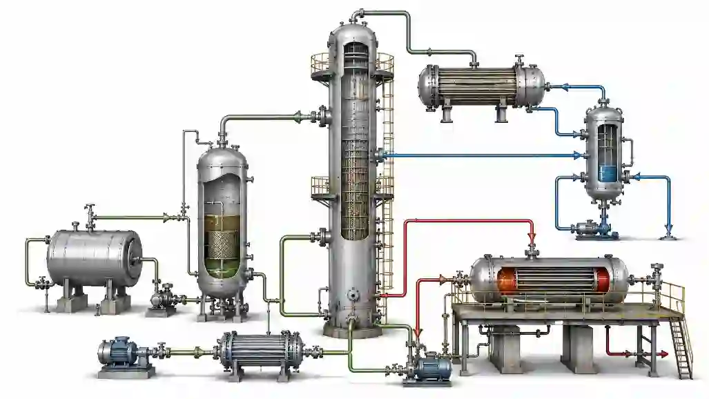 Equipment layout of amine recovery unit in refinery
