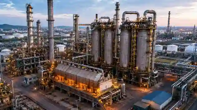 Delayed coker unit in an oil refinery
